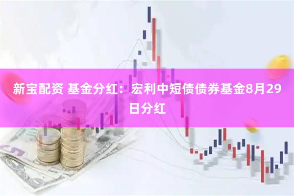 新宝配资 基金分红：宏利中短债债券基金8月29日分红
