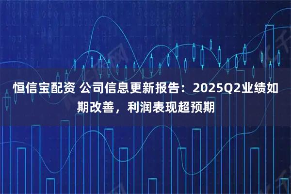 恒信宝配资 公司信息更新报告：2025Q2业绩如期改善，利润表现超预期